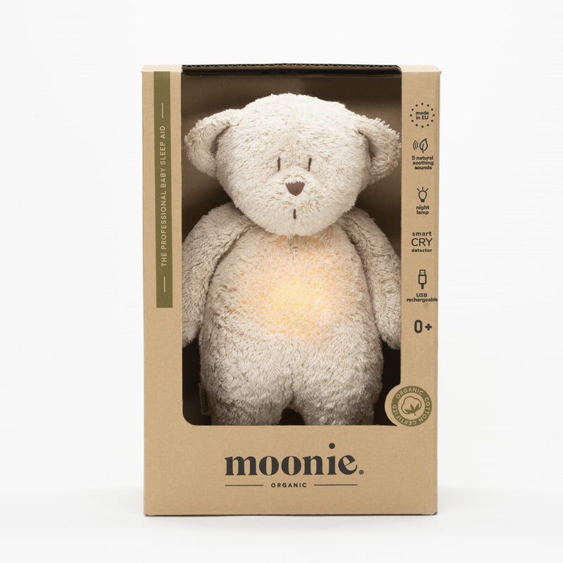 Moonie Organic Humming Bear with Lamp Sand bei Yay Kids