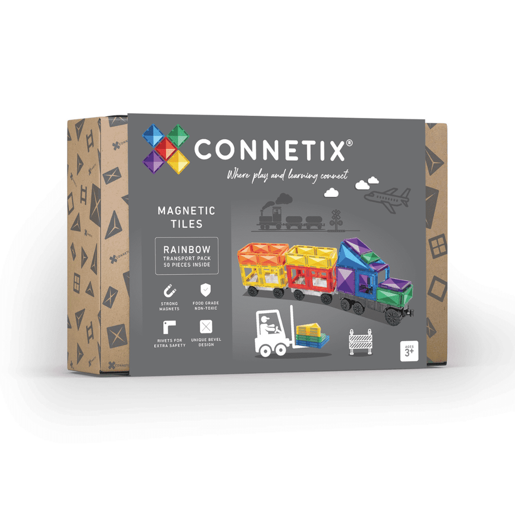 Connetix Rainbow Transport Pack 50 pc bei Yay Kids