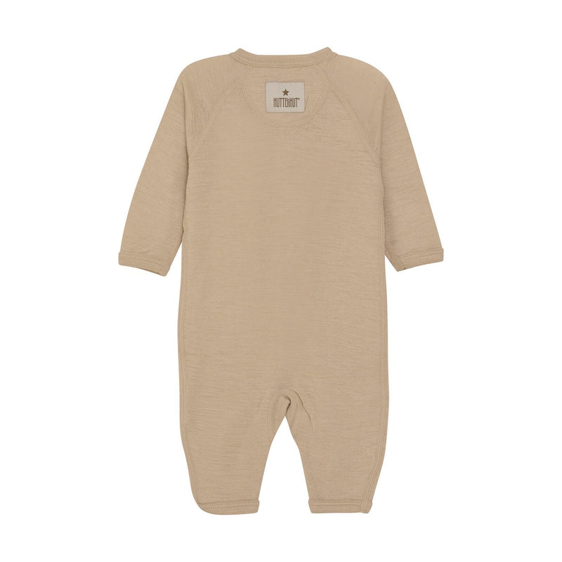 Huttelihut Baby Woll Overall Light Taupe bei Yay Kids