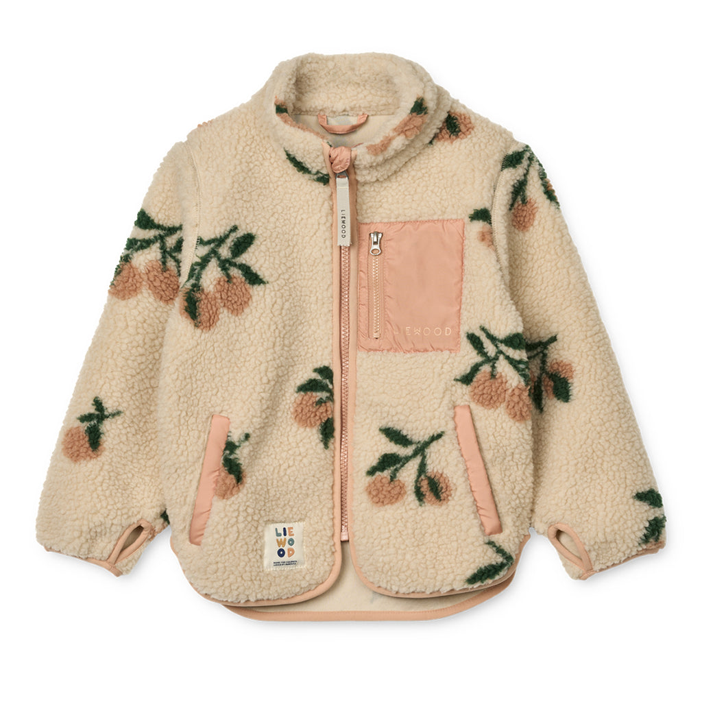 Liewood Kinder Fleece Jacke Nolan Peach / Sea shell bei Yay Kids