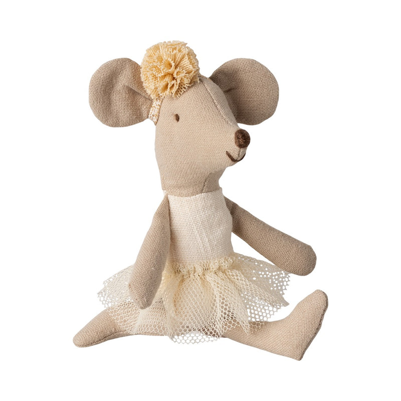 Maileg Ballerina-Maus Kleine Schwester Cremefarben bei Yay Kids