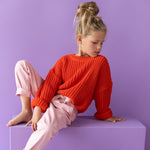 Yuki Kidswear Kinder Chunky Knitted Sweater Mandarin bei Yay Kids