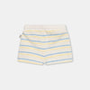 My Little Cozmo Shorts in Weiss mit blauen und gelben Streifen bei Yay Kids