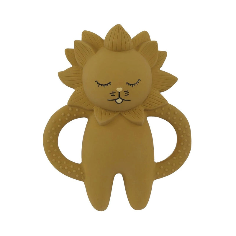 Konges Slojd Baby Beissspielzeug Lion Mustard aus Naturkautschuk bei Yay Kids