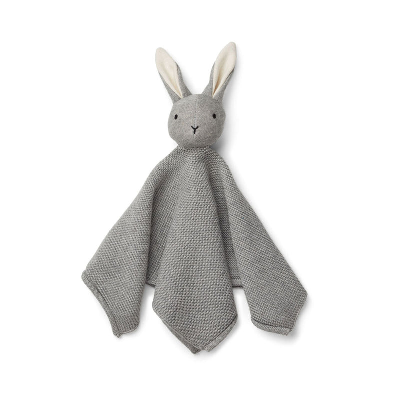 Liewood Baby Kuscheltuch Milo Rabbit grey melange bei Yay Kids