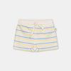 My Little Cozmo Shorts in Weiss mit blauen und gelben Streifen bei Yay Kids