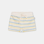 My Little Cozmo Shorts in Weiss mit blauen und gelben Streifen bei Yay Kids